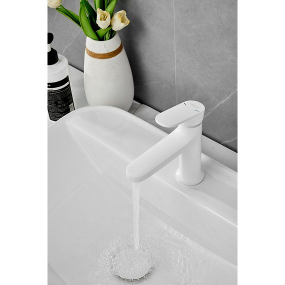 Смеситель для раковины Belz B10713-8, белый фото 7