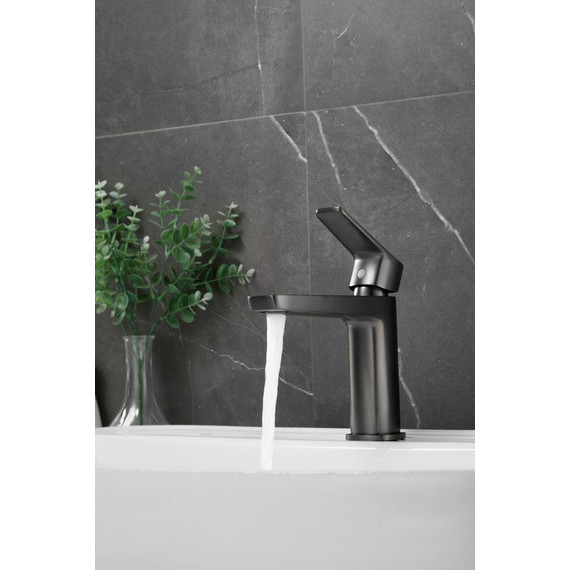 Смеситель для раковины Belz B10715-3, оружейная сталь фото 10