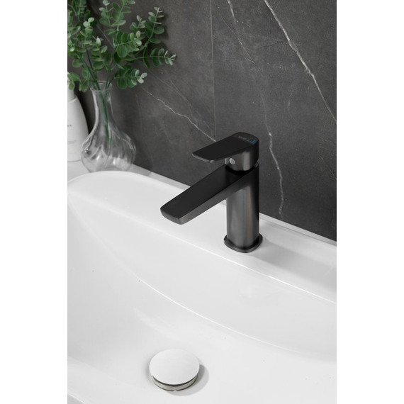 Смеситель для раковины Belz B10715-3, оружейная сталь фото 12