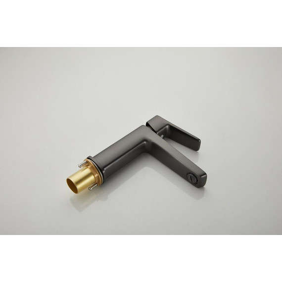 Смеситель для раковины Belz B10715-3, оружейная сталь фото 15