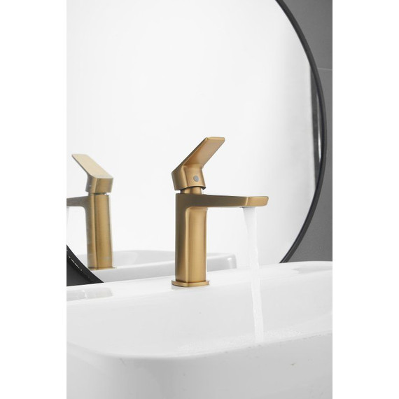 Смеситель для раковины Belz B10715-5, золото фото 7