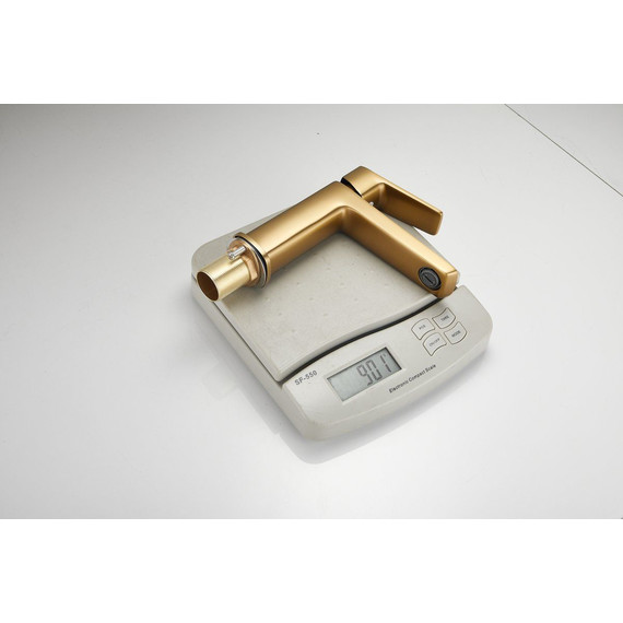 Смеситель для раковины Belz B10715-5, золото фото 19