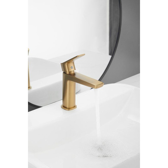 Смеситель для раковины Belz B10715-5, золото фото 2