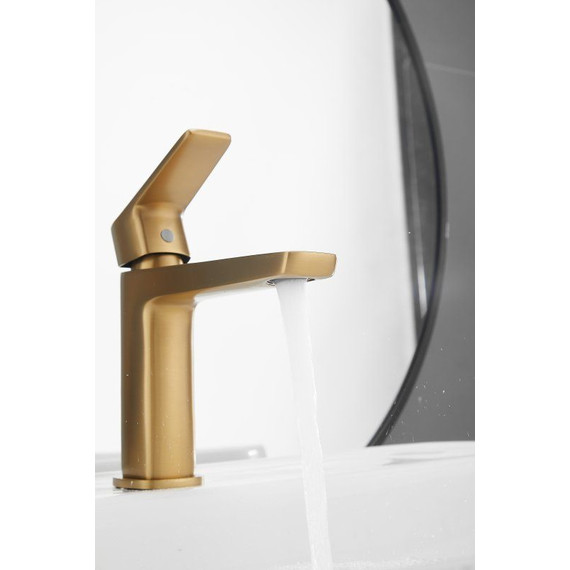 Смеситель для раковины Belz B10715-5, золото фото 3