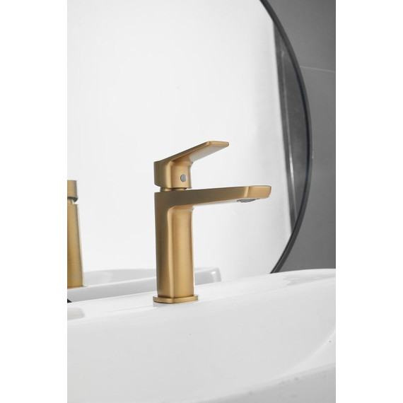 Смеситель для раковины Belz B10715-5, золото фото 5