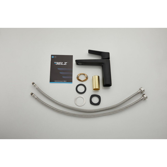 Смеситель для раковины Belz B10715-7, чёрный фото 17