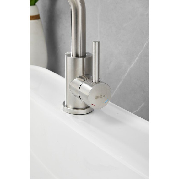 Смеситель для раковины Belz B10809-1, сатин фото 12