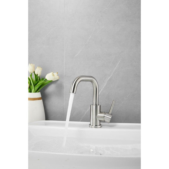 Смеситель для раковины Belz B10809-1, сатин фото 15