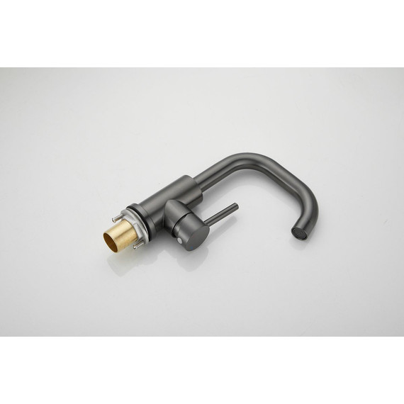 Смеситель для раковины Belz B10810-3, оружейная сталь фото 10