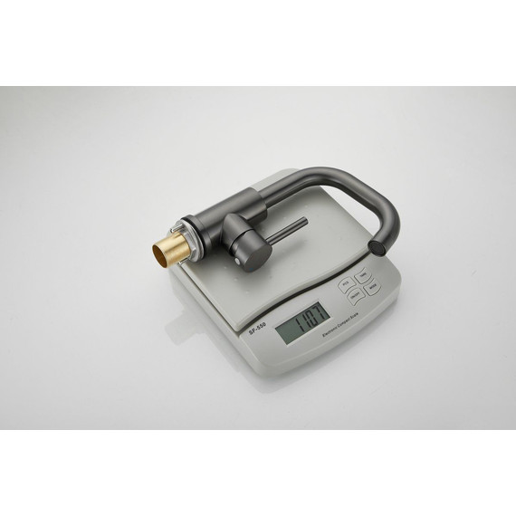 Смеситель для раковины Belz B10810-3, оружейная сталь фото 22