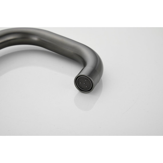 Смеситель для раковины Belz B10810-3, оружейная сталь фото 13