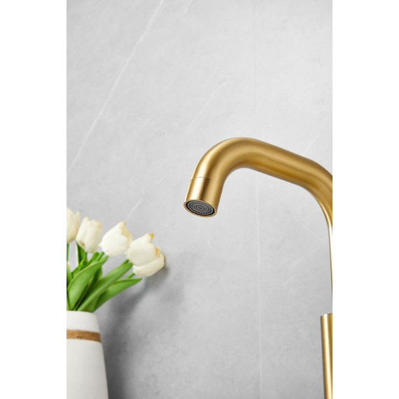 Смеситель для раковины Belz B10810-5, золото фото 21