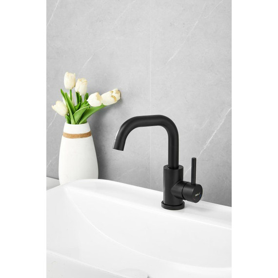 Смеситель для раковины Belz B10810-7, чёрный фото 7