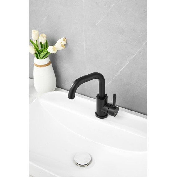 Смеситель для раковины Belz B10810-7, чёрный фото 8