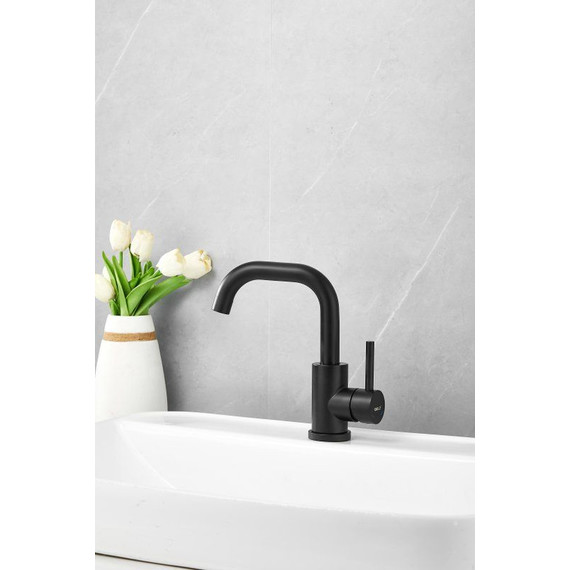 Смеситель для раковины Belz B10810-7, чёрный фото 11