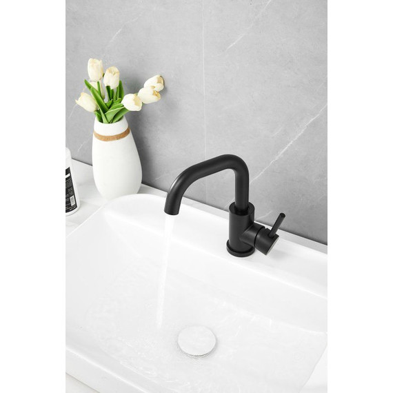 Смеситель для раковины Belz B10810-7, чёрный фото 15