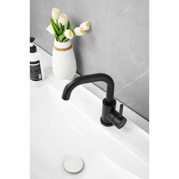 Смеситель для раковины Belz B10810-7, чёрный фото 16