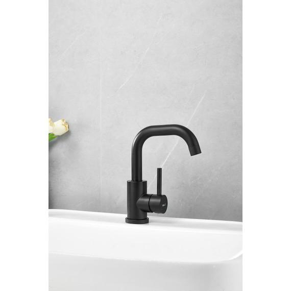 Смеситель для раковины Belz B10810-7, чёрный фото 17