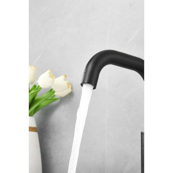 Смеситель для раковины Belz B10810-7, чёрный фото 18