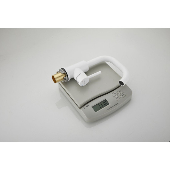 Смеситель для раковины Belz B10810-8, белый матовый фото 21