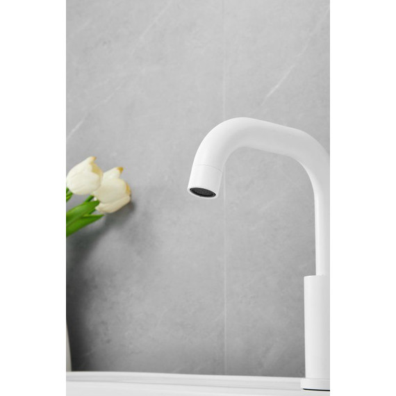 Смеситель для раковины Belz B10810-8, белый матовый фото 3