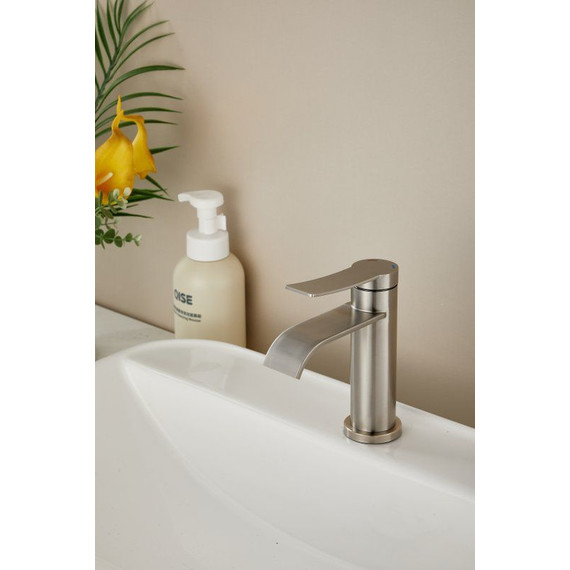 Смеситель для раковины Belz B10812-1, сатин фото 5