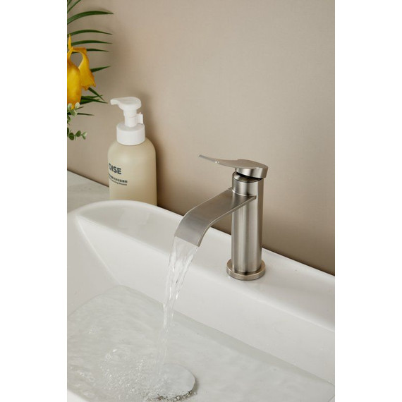 Смеситель для раковины Belz B10812-1, сатин фото 7