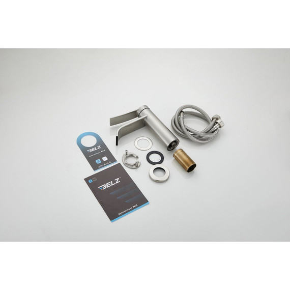 Смеситель для раковины Belz B10812-1, сатин фото 20