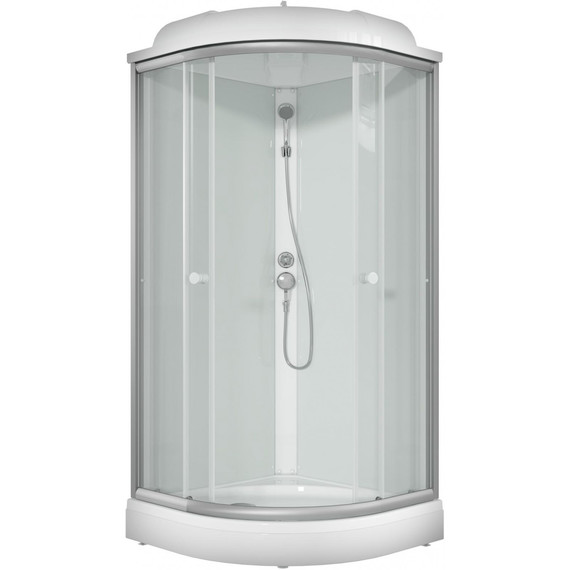 Душевая кабина Niagara Light 90x90 см L90/17, хром/прозрачное - 2 Душевая кабина Niagara Light 90x90 см L90/17, хром/прозрачное фото 2
