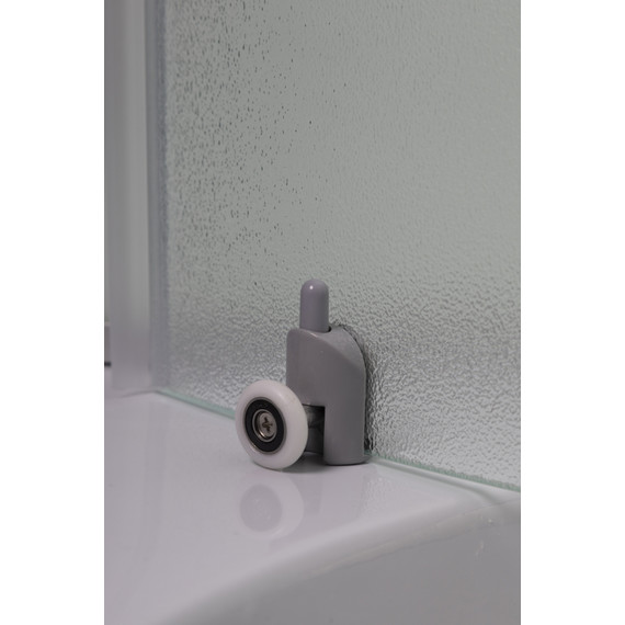 Душевая кабина Niagara Promo P90/26/MT/BK 90х90х200 см, со среднем поддоном (26см), профиль белый, стекло матовое (безсиликоновая сборка) фото 6