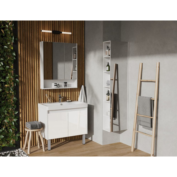 Тумба подвесная с раковиной Акватон Сканди 80 см 1A283001SD010 фото 8