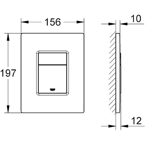 Инсталляция для подвесного унитаза Grohe Solido 38971000T (кнопка смыва белая 38966SH0T) фото 4