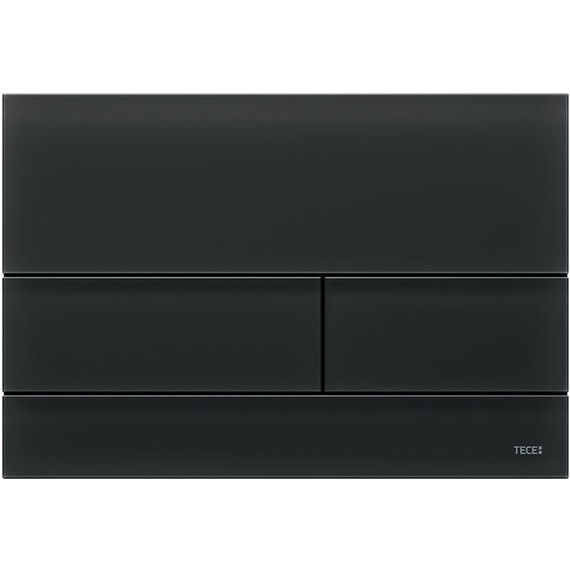Кнопка смыва TECEsquare II 9240825, чёрное стекло фото 