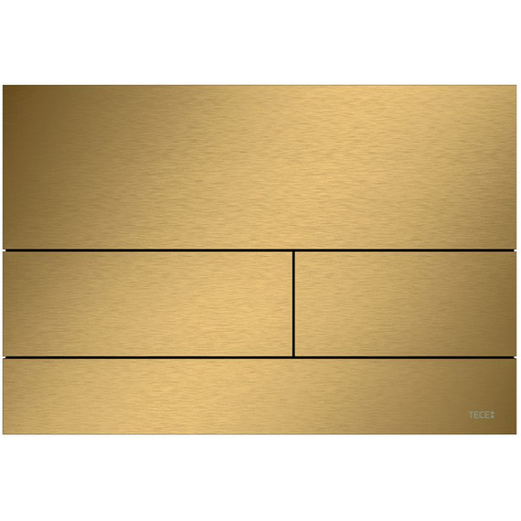 Кнопка смыва TECEsquare II 9240838, сатин позолоченный фото 