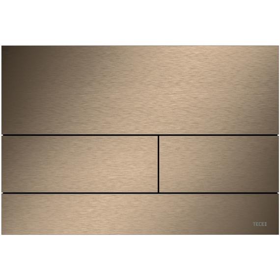 Кнопка смыва TECEsquare II 9240848, сатин/красный/позолоченный фото 