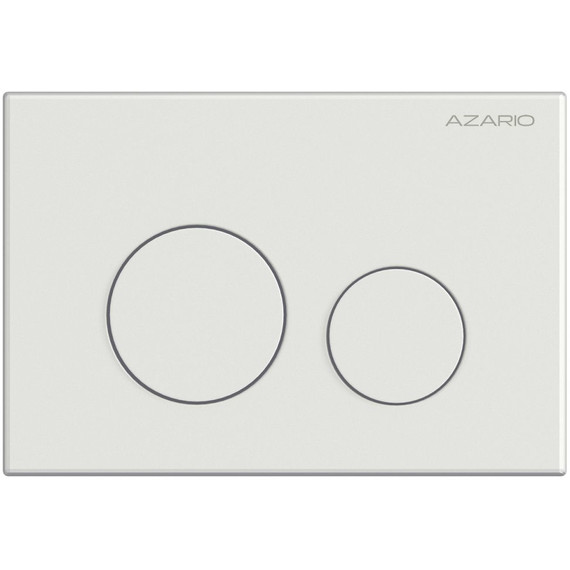 Кнопка смыва Azario AZ-ИУ00010, белый глянцевый фото 