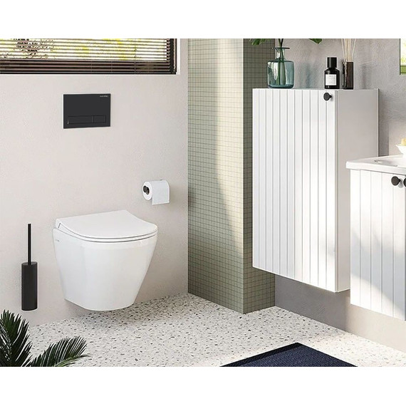 Кнопка смыва Azario AZ-ИУ00015, чёрный матовый фото 2