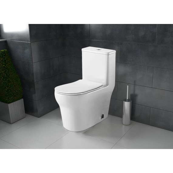 Унитаз-моноблок Azario Sinto AZ-1098 с крышкой микролифт - 2 Унитаз-моноблок Azario Sinto AZ-1098 с крышкой микролифт фото 2