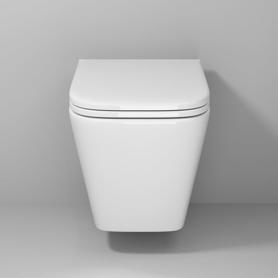 Унитаз подвесной безободковый Niagara Atrio NG-9303 с тонкой крышкой микролифт фото 3