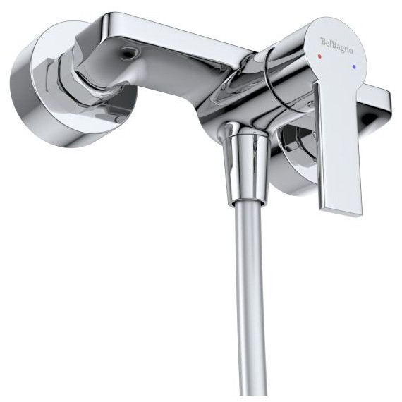 Набор смесителей BelBagno: Смеситель для душа AURORA-ESDM-CRM + смеситель для раковины AURORA-LVM-CRM-W0 (Новинка 2025) фото 6