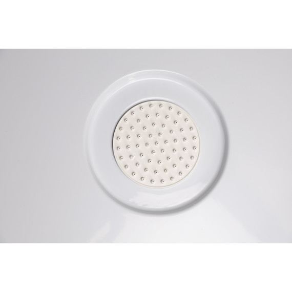 Душевая кабина Niagara 80x80 см P80/26Q/MT со средним поддоном 26 см, профиль белый, стекло матовое фото 11