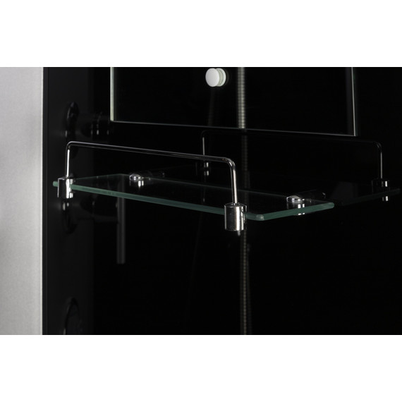 Душевая кабина Niagara Classic 80х80х215 см NG-2507-14, высокий поддон (40см), стекло тонированное, профиль серебро (безсиликоновая сборка) фото 9