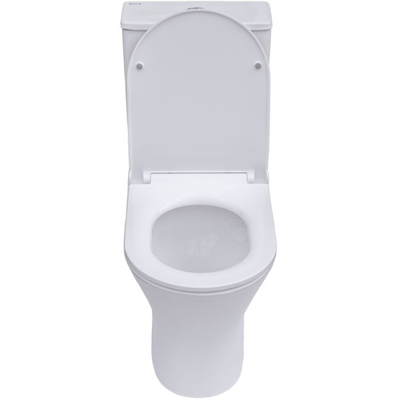 Унитаз-компакт безободковый Sole Boho Turbo с тонкой крышкой микролифт (система смыва Торнадо) фото 7