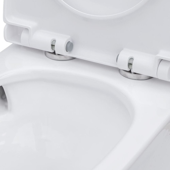 Унитаз-компакт безободковый Sole Boho Turbo с тонкой крышкой микролифт (система смыва Торнадо) фото 10