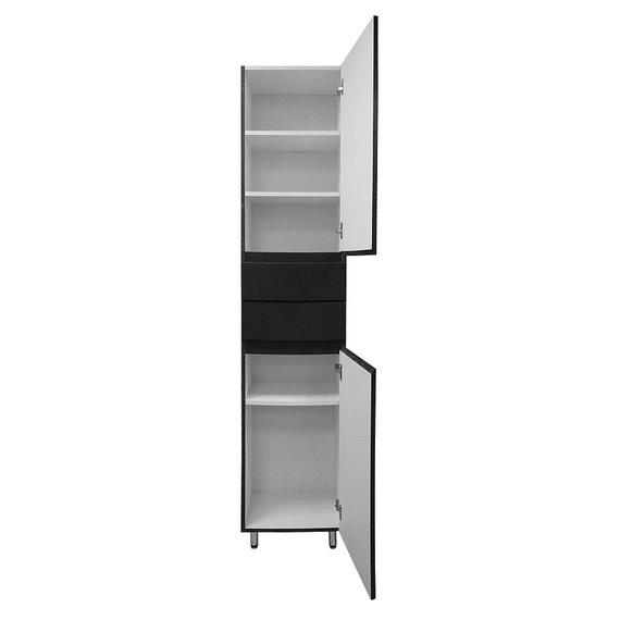 Пенал напольный AN Эстелла 40 см R, графит фото 3