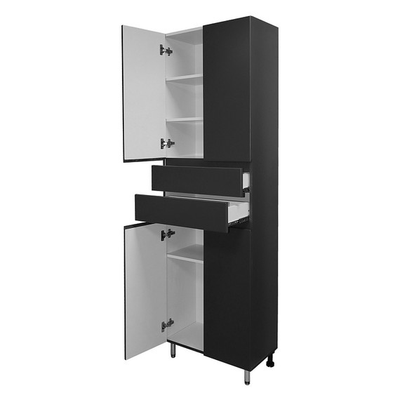 Пенал напольный AN Эстелла 60 см, графит фото 3