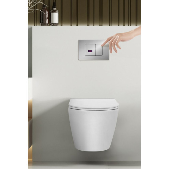 Кнопка смыва сенсорная Abber AC0122S фото 2