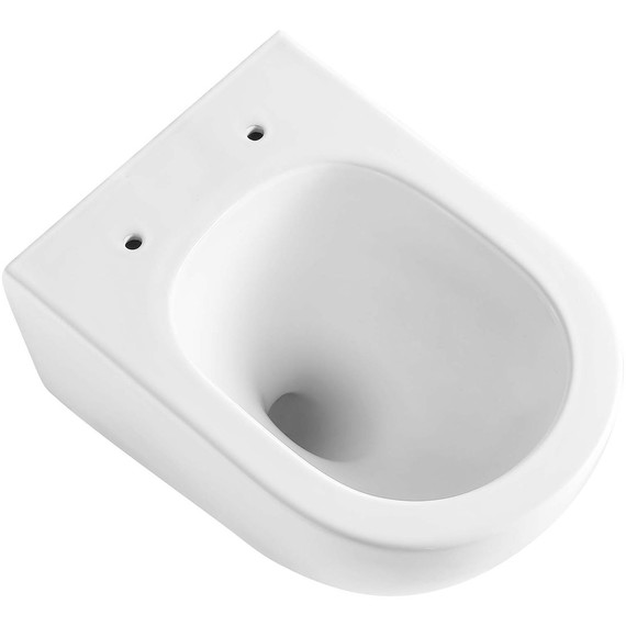 Унитаз подвесной безободковый Aquatek Гелиос AQ1993T-00 с тонкой крышкой микролифт, с полностью закрытым гидрозатвором (система смыва Торнадо) фото 14