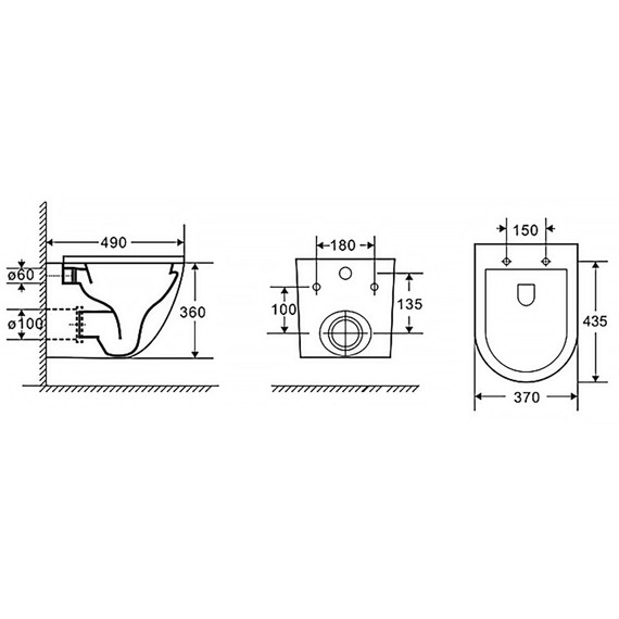 Унитаз подвесной безободковый Azario Grado AZ-0046-N с тонкой крышкой микролифт, Цвет производителя: белый - 11 Унитаз подвесной безободковый Azario Grado AZ-0046-N с тонкой крышкой микролифт, Цвет производителя: белый фото 11