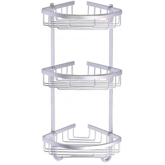 Полка угловая Azario AZ-814-3 -  Полка угловая Azario AZ-814-3 фото